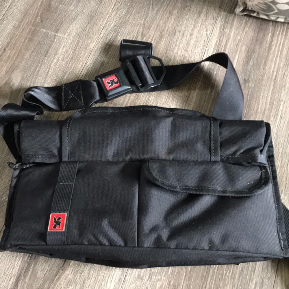 Chrome over the shoulder bag